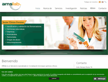 Tablet Screenshot of ams-lab.com